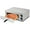 Silver | 1-Tier | 1100W, variant on EuKer Electric Pizza Oven, 1100W Stainless Steel Indoor Pizza Oven with Crumb Tray & Timer for Kitchen, Restaurant, Black