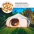 thumbnail image 4 of KONTONTY 40pcs Tent Rope Tighteners Clips Aluminum Alloy Buckles for Canopy and Outdoor Use, 4 of 7