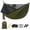 Army, variant on Camping Hammock with Mosquito Net and Ridge Rope, Extra Large for 2 Person, Lightweight Hanging Hammocks Tree Straps, All-in-one Fast Open Hammock for Outside, Hiking, and Travel