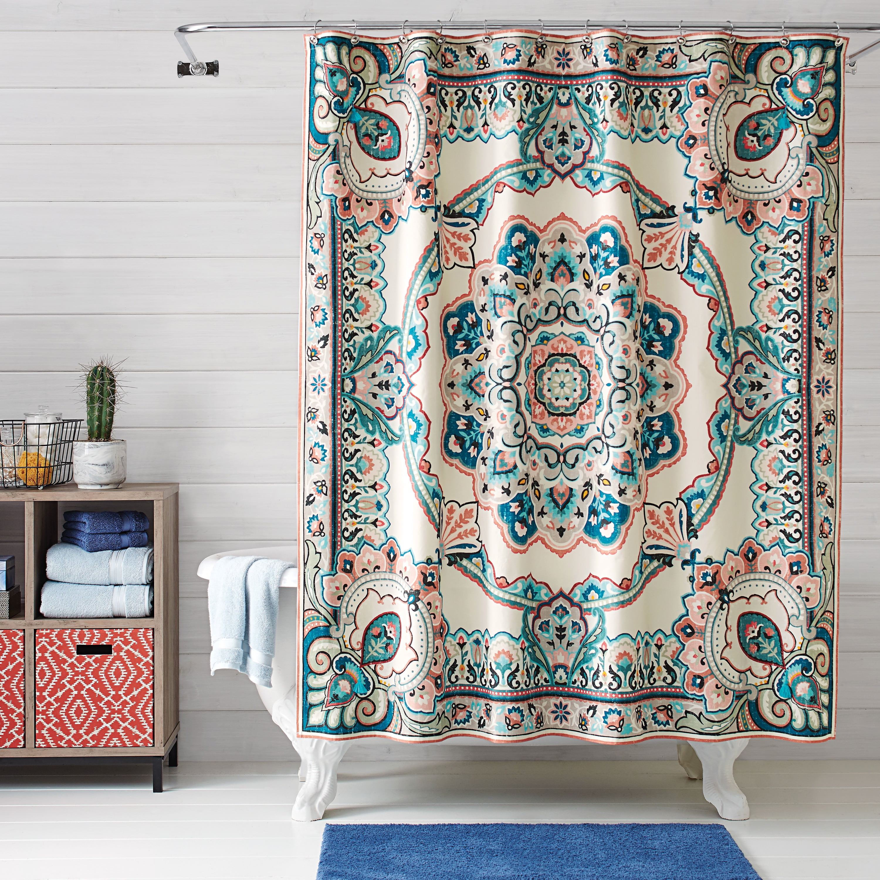 taj medallion shower curtain