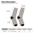thumbnail image 2 of Lsque truck car Printed Men's Crew Socks, Soft Durable Breathable Moisture-Wicking with Odor Control Cotton socks, 2 of 6