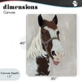 thumbnail image 4 of Stupell Industries Rustic Lodge Henry Horse Funny Tongue Canvas Art, 30 x 40, by Ashley Justice, 4 of 8