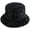 Black, variant on Women Bucket Hat Bling Sequin Fisherman Hat Reversible Street Hip Hop Bucket Cap for Girls Teens Outdoor Travel