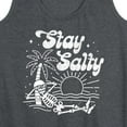 thumbnail image 3 of Instant Message - Stay Salty - Women's Racerback Tank Top, 3 of 6