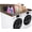Walnut, variant on 2-Tier Washer Dryer Countertop with 2.75" H Edge Rails, 54" W x 27.55" D Laundry Countertop for Folding Clothes, Washer and Dryer Topper with Non-Slip Pad (Walnut)