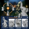 thumbnail image 2 of Solar Garden Decor Watering Elephant Statues Outdoor, Birthday Gifts for Women ,, 2 of 6