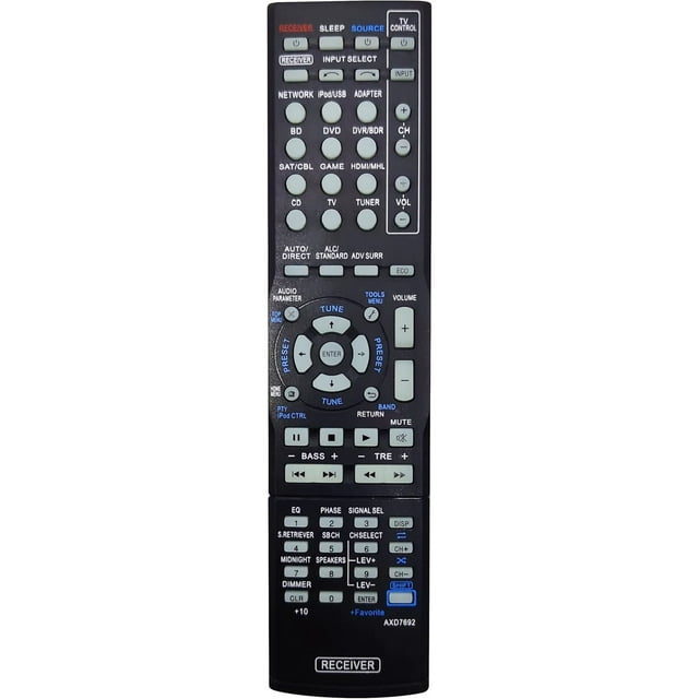 AXD7692 Receptor AV Control Remoto para Pioneer VSX-1012 VSX-1023-K VSX-43 VSX-8231 VSX-823-K