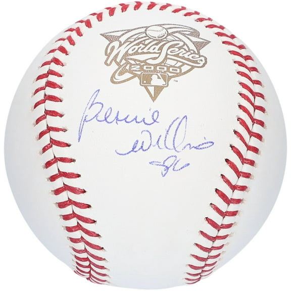 Bernie Williams New York Yankees Autographed 2000 World Series Logo Baseball - Fanatics Authentic Certified