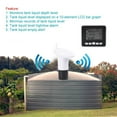 thumbnail image 4 of Water Level Sensor Transmitter, Indoor Receiver, Ultrasonic Water Tank Liquid Depth Level Meter Sensor with Temperature Display, 4 of 7