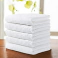 thumbnail image 6 of Yoofoss Luxury Washcloths Towel Set 10 Pack Baby Wash Cloth for Bathroom-Hotel-Spa-Kitchen Multi-Purpose Fingertip Towels & Face Cloths Green, 6 of 10