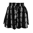 thumbnail image 6 of Trendfront Women's Mid Rise Bohemian Digital Graphic Print Skort Tie Waist Loose Fit Casual Summer Skirt Bottoms, 6 of 6