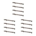 thumbnail image 2 of Justharion 4x Silver Stylish Door Upgrade Home Security With Easy Installation Sliding Door Lock Slide Screws Gate 6 inch 3Set, 2 of 6