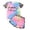 Sky Blue, variant on Trendfront Girls Letter Graphic Print Outfit Set Crew Neck Short Sleeve Top Summer 2 Piece Everyday Fashion Casual Kids Wear 2T-7T Clothes Set
