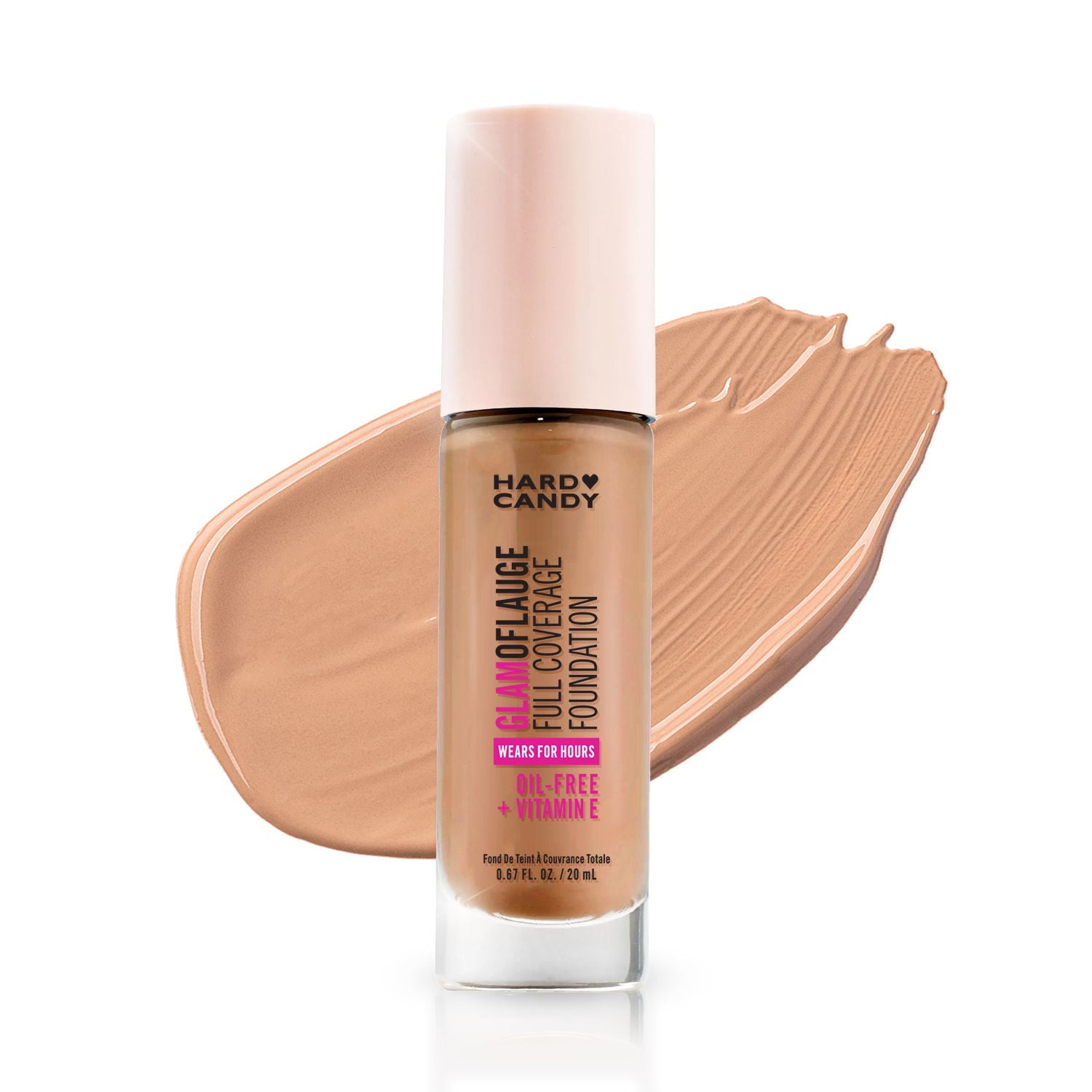 Hard Candy Glamoflauge Full Coverage Foundation, Oil-Free, 20 mL