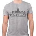 thumbnail image 2 of Skyline Mumbai India Shirt Unisex X-Large Grey, 2 of 5