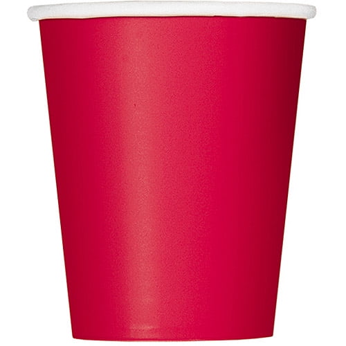 16ct Unique 39030 Red Paper Candy and Condiment Cups