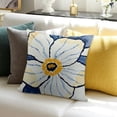 thumbnail image 3 of BANET Pillowcases Decorative Flower Pillow Encasement Envelope Closure Pillow Protector White, 3 of 5