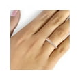 thumbnail image 4 of JewelersClub Diamond Rings for Women – Accent White Diamond Ring Jewelry– Rose Gold Over Silver Bands for Women –– Ring by JewelersClub, 4 of 4