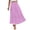 Purple., variant on HBGVBA Women's Maxi Skirts,Casual Pleated Skirts,Solid Color High Waist Boho Style Elastic Waist Flowy Ruched Long Maxi Skirts