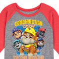 thumbnail image 3 of Paw Patrol - Rubble & Crew - Construction Crew to the Rescue - Toddler & Youth Raglan Graphic T-Shirt, 3 of 7