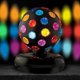 thumbnail image 2 of Rotating Disco Ball with LED Lights and Illuminated Spinner Effect, 2 of 5