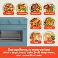 thumbnail image 5 of Bella Air Fry Horno tostador, 7 opciones de cocción preestablecidas, bandejas revestidas EverGood seguras para lavaplatos, apagado automático de 60 minutos con temporizador audible, luz indicadora de, 5 of 5