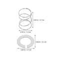 thumbnail image 2 of Raindrops 4 X Washers For Enhanced Mixing Performance Spring Assembly For Stand Mixer Parts Stainless Steel Bakery, 2 of 8