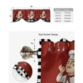 thumbnail image 5 of Chef Gourmet Knife And Fork Lattice Small Curtain Rod Pocket Short Curtains Home Decor Partition Cabinet Door Window Curtains, 5 of 6