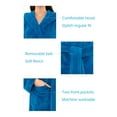 thumbnail image 5 of TowelSelections Women's Robe Soft Plush Fleece Hooded Spa Bathrobe Small/Medium Deep Water, 5 of 6