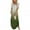 Green, variant on Pntutb Womens Plus Size Maxi Dresses Summer Cross Rounk Neck Short Sleeve Slit Vacation Beach Long Dress Clothes