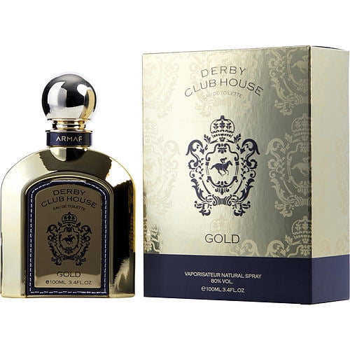 Derby Club House Gold by Armaf, 3.4 oz EDT Spray For Men