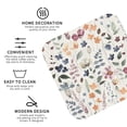 thumbnail image 4 of Bingfone Vintage Watercolor Floral Leather Drinks Coasters with Set of 6,Suitable for Home Kitchen,Coffee Cup Coasters Home Gift, 4 of 9