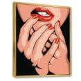 thumbnail image 3 of Portrai Of A Young Modern Girl 16 in x 32 in Framed Photography Canvas Art Print, by Designart, 3 of 5