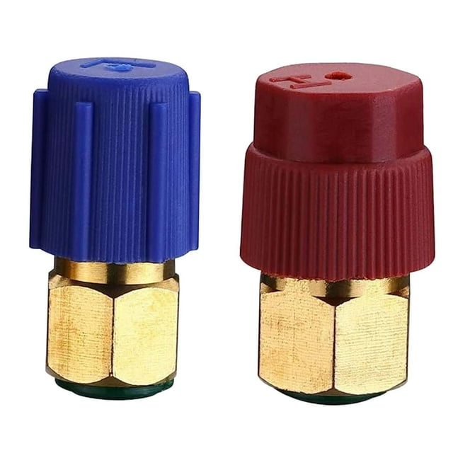 R22 a R134A de adaptador de ajuste de CA R12 a R134A, válvula de actualización, de ajuste, R12 R22 a R134A Puerto de ajuste alto y bajo, Auto