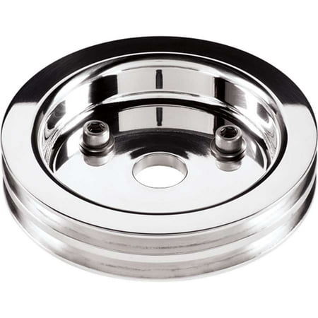 - BILLET SPECIALTIES 81220 Crankshaft Pulleys Polished SBC 2 Groove Lower Pulley