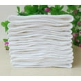 thumbnail image 4 of 20 Count 3-Ply Prefold Cloth Diapers, GIXUSIL Thickened Washable Absorbent Cotton Diaper Burp Cloths /Face towel/Sweat towel , for Babies and Toddlers /Children/ AdultsMulti-Use （White), 4 of 7