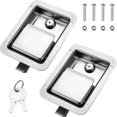 thumbnail image 1 of Verrou de Poignée de RV Armoire Électrique Camionnette Boîte à Outils Remplacement 2 Pcs Porte de Remorque, 1 of 5