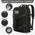 thumbnail image 3 of Bolsa de gimnasio ETRONIK, mochila táctica con compartimento para zapatos, 3 of 6