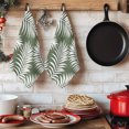 thumbnail image 6 of Palm Leaves Dark Green Kitchen Towels Set of 3, Summer Botanical Coastal Tropical Absorbent Dish Towels for Kitchen, Microfiber Hand Towel, Quick Drying Tea Towel for Cleaning Decorative Dishcloths, 6 of 7