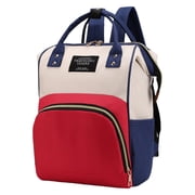 Diaper Bag Backpack, Multifunctional Cave-shaped Diaper Bag with Insulated Pockets, Waterproof, Large Capacity, Multicolour