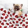 thumbnail image 3 of Disketp Ladybug And Heart Dog Blanket/Bed Cover for Dogs and Cats,Puppy Essentials-Large, 3 of 8