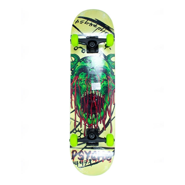 Patineta semiprofesional marca Psycho diseño Omar Psycho Omar
