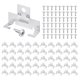 thumbnail image 1 of Uxcell 60 Pcs Clips de Luz Empotrada, Clips en C para Luz de Lata de Acero Inoxidable 304 con Tornillos Autoperforantes para Latas de 5 a 6 Pulgadas, 1 of 7