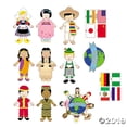 thumbnail image 3 of Multicultural Kids from Around The World - set of 12 diverse cardboard cutouts, 3 of 3
