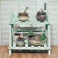 thumbnail image 4 of EIMELI Multifunctional Double Layer Plant Stand - Wood Flower Pot Display Stand Shelf (Household Supplies), 4 of 8