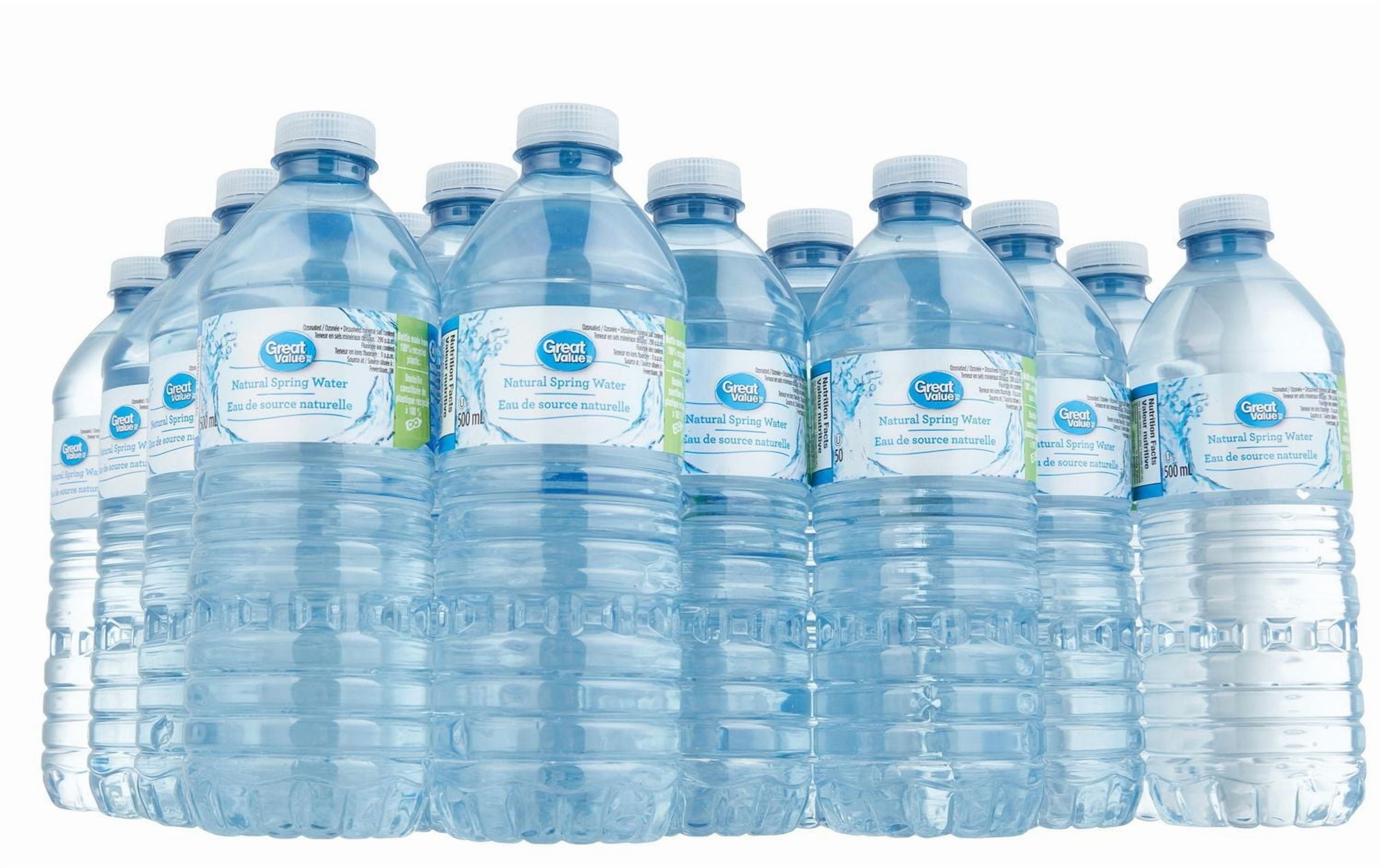 Great Value 24pk Spring Water, 24 x 500 mL