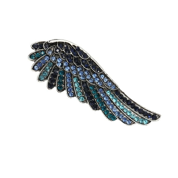 Vintage Angel Wing Rhinestones Brooch Jewelry Accessory For Women Party Gift