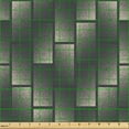 thumbnail image 2 of Ambesonne Geometric Fabric by the Yard Upholstery, Tile Like Squares Dots, 10 Yards, Dark Grey Champagne, 2 of 5