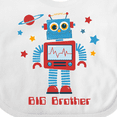 thumbnail image 4 of Inktastic Robot Big Brother II Boys Baby Bib, 4 of 4