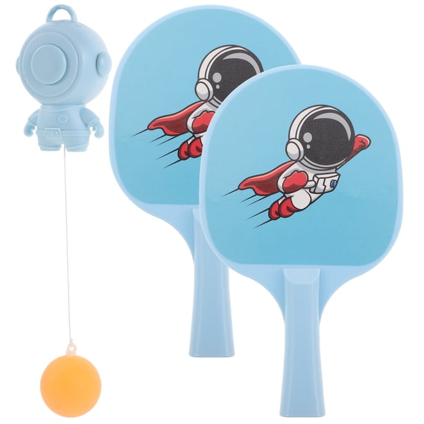 Entrenador de tenis de mesa colgante, juego portátil de paletas de ping pong para niños con raqueta y pelotas, juego de ping pong para padres e hijos en la puerta